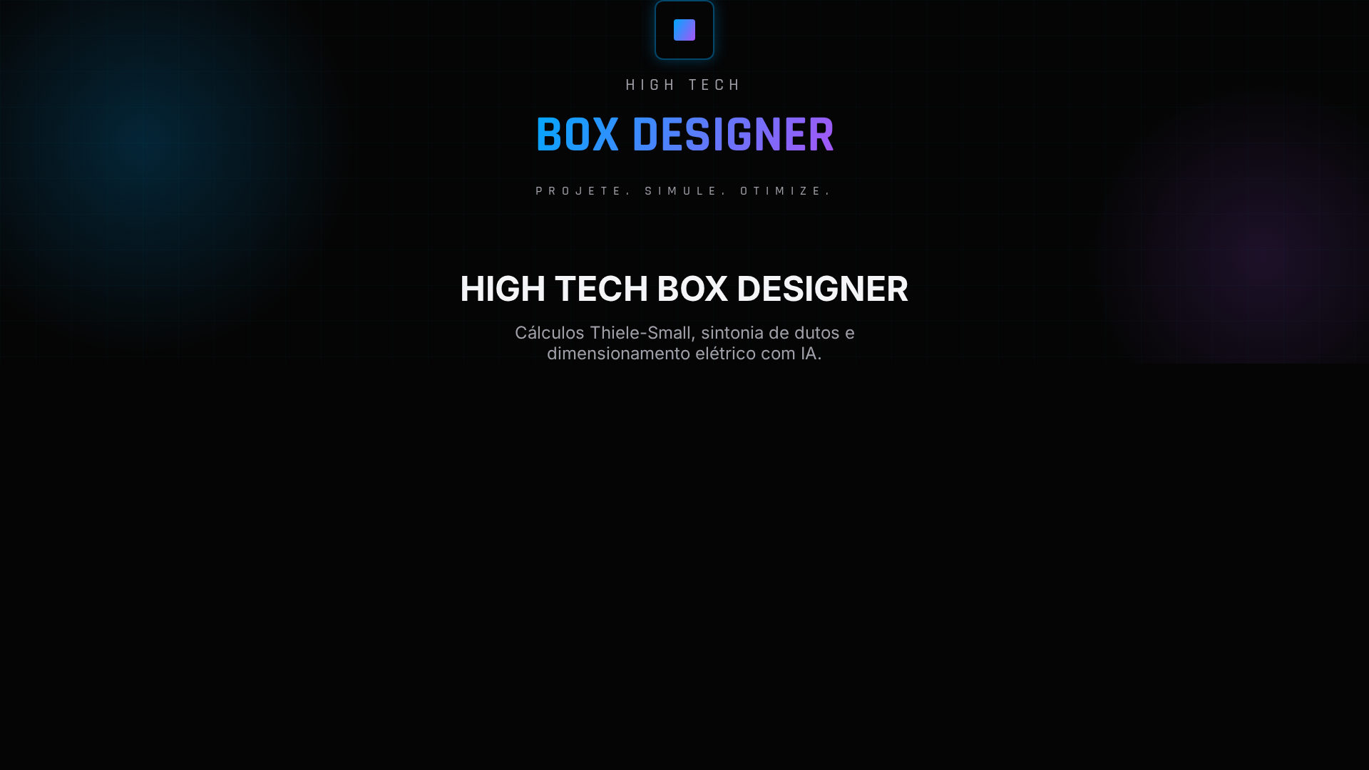 Plataforma High Tech Box Designer